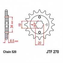 Звезда передняя JT JTF270.14