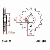Звезда передняя JT JTF289.16