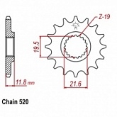 Звезда передняя JT JTF3222.11