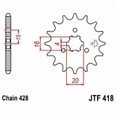 Звезда передняя JT JTF418.14
