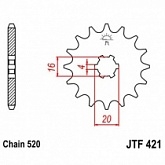 Звезда передняя JT JTF421.11