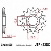 Звезда передняя JT JTF432.14SC