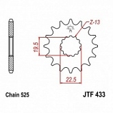 Звезда передняя JT JTF433.16