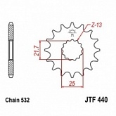 Звезда передняя JT JTF440.16