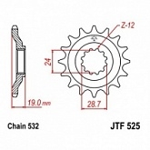 Звезда передняя JT JTF525.17