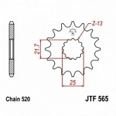 Звезда передняя JT JTF565.17