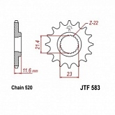 Звезда передняя JT JTF583.13