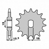 Звезда передняя PBR 591.11 18NC