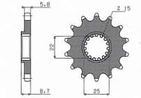 Звезда передняя Sunstar 35712