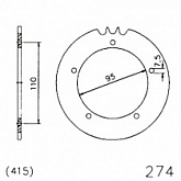 Звезда задняя Esjot 20-0274.42
