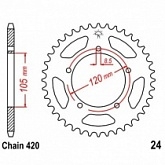 Звезда задняя Esjot 50-13016.51