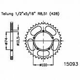 Звезда задняя Esjot 50-15093.45