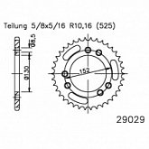 Звезда задняя Esjot 50-29029-41