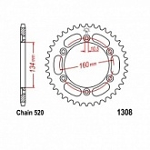 Звезда задняя JT JTR1308.45