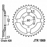 Звезда задняя JT JTR1869.45