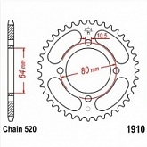 Звезда задняя JT JTR1910.32
