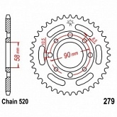 Звезда задняя JT JTR279.32