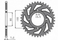 Звезда задняя Sunstar 1-2314-45