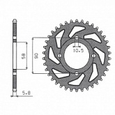 Звезда задняя Sunstar 1-3079-41
