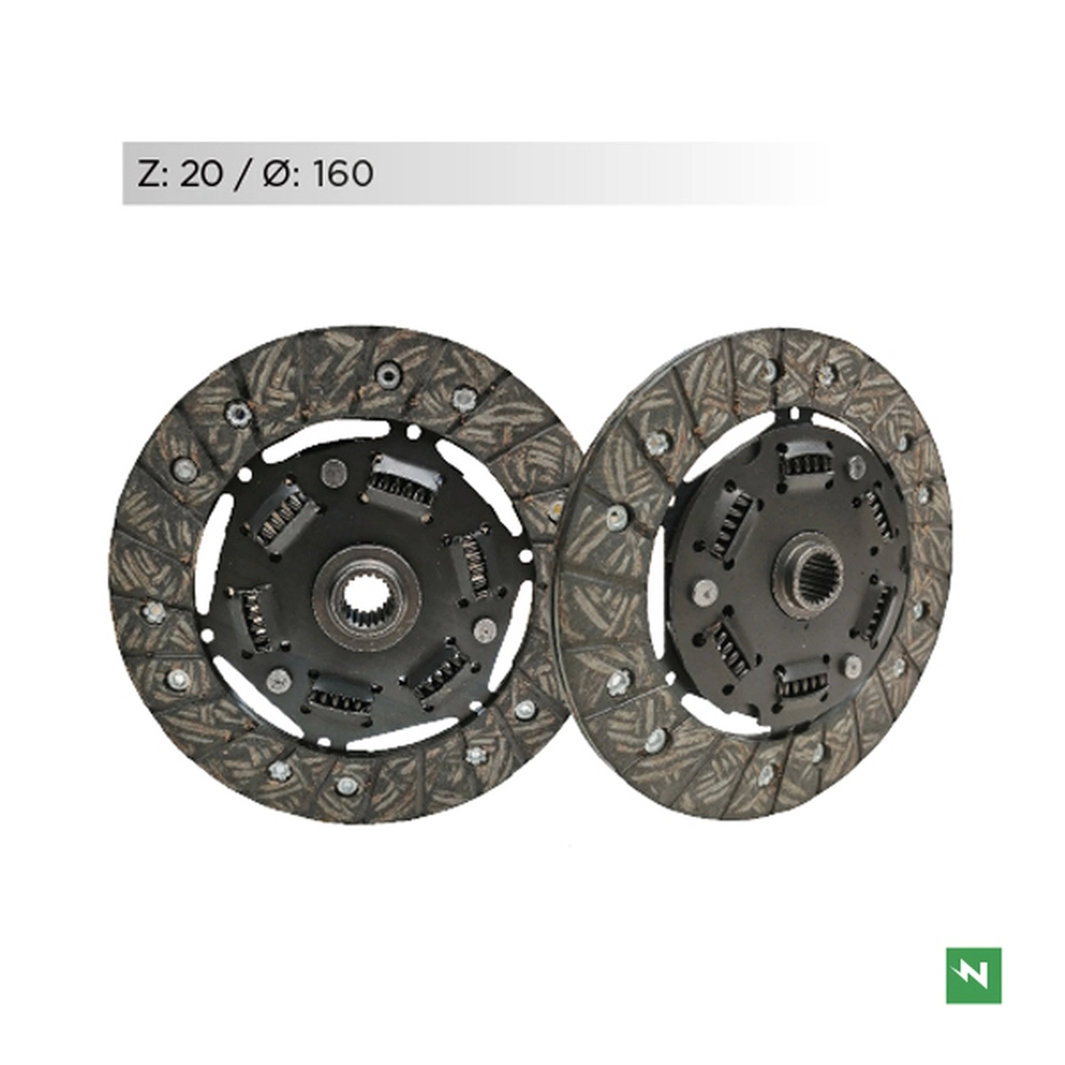 Диски зчеплення фрикційні Newfren F1402K