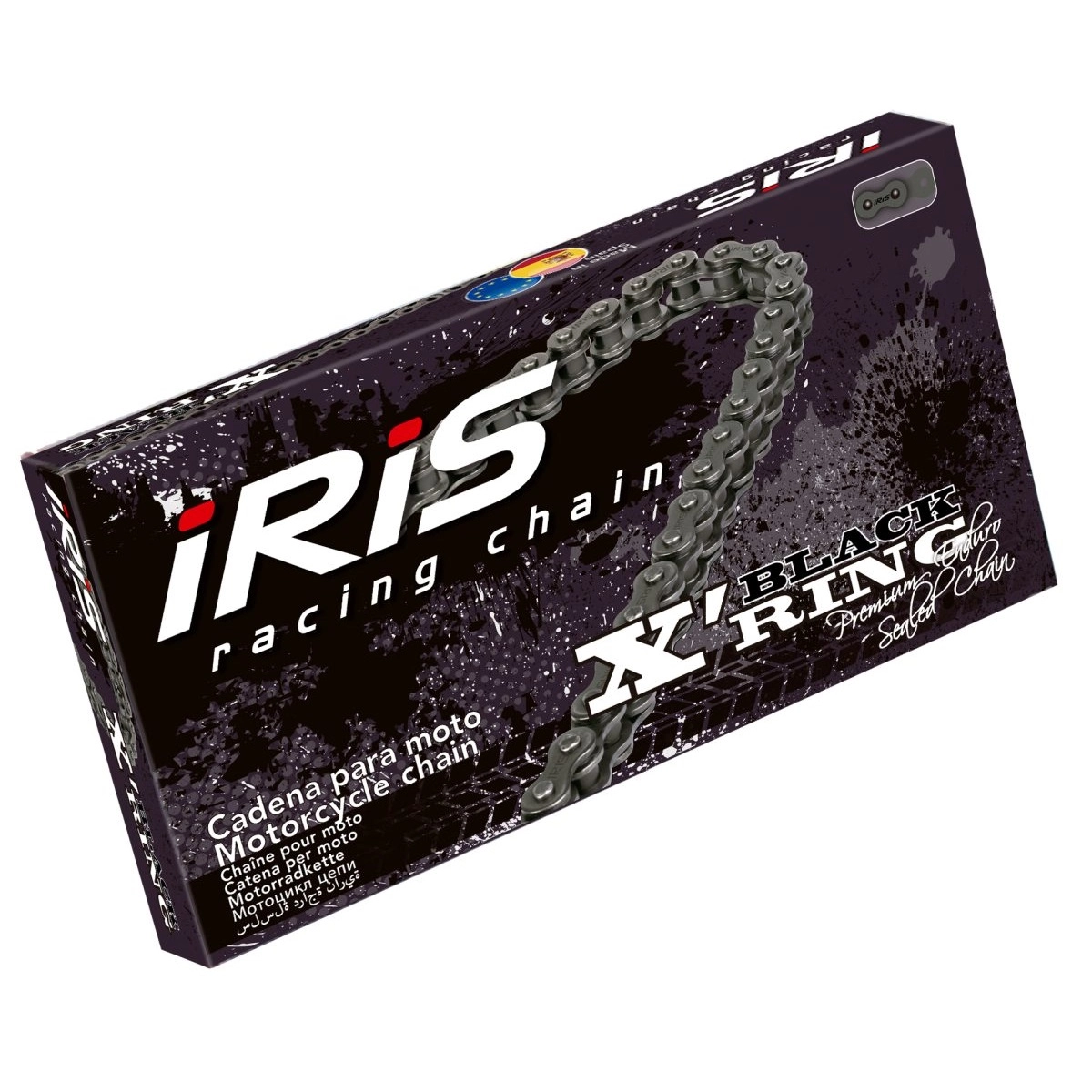 Замок ланцюга приводний Iris 525 XR/1-ZJ Black