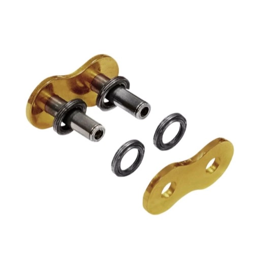Замок ланцюга приводний Regina 520 G&B ZRE/44-ZJ Gold/Black