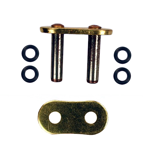 Замок ланцюга привідного RK 525 G&B XSO/1-ML Gold/Black