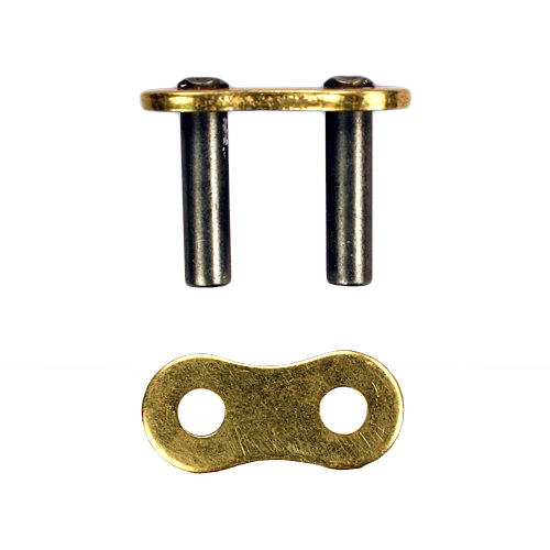 Замок ланцюга привідного RK 525 G&B XSO/1-PL Gold/Black