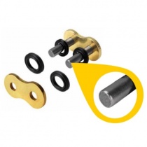 Замок цепи приводной Regina 520 G&B RH2/19-ZJ Gold/Black