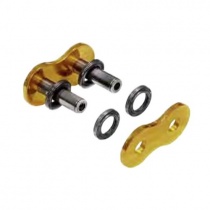 Замок цепи приводной Regina 520 G&B ZRT/44-ZJ Gold/Black