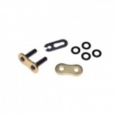 Замок цепи приводной Iris 520 G&B FB/1-FJ Gold/Black