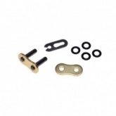 Замок цепи приводной Iris 520 G&B FB/1-FJ Gold/Black