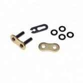 Замок цепи приводной Iris 525 G&B FB/1-FJ Gold/Black