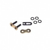 Замок цепи приводной Iris 530 G&B OR/1-FJ Gold/Black