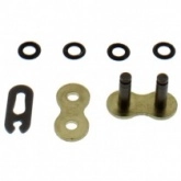 Замок цепи приводной JT 520 G&B X1R2/1-FJ Gold/Black