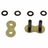 Замок цепи приводной JT 520 G&B X1R2/1-ZJ Gold/Black