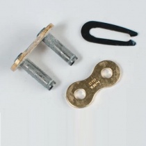 Замок цепи приводной Renthal 520 G&B R1/1-FJ Gold/Black