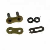 Замок цепи приводной RK 520 G&B KRX/1-FJ Gold/Black