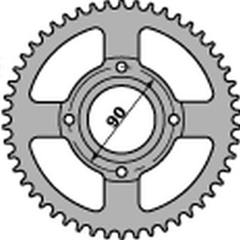 Зірка задня PBR 279.38 F