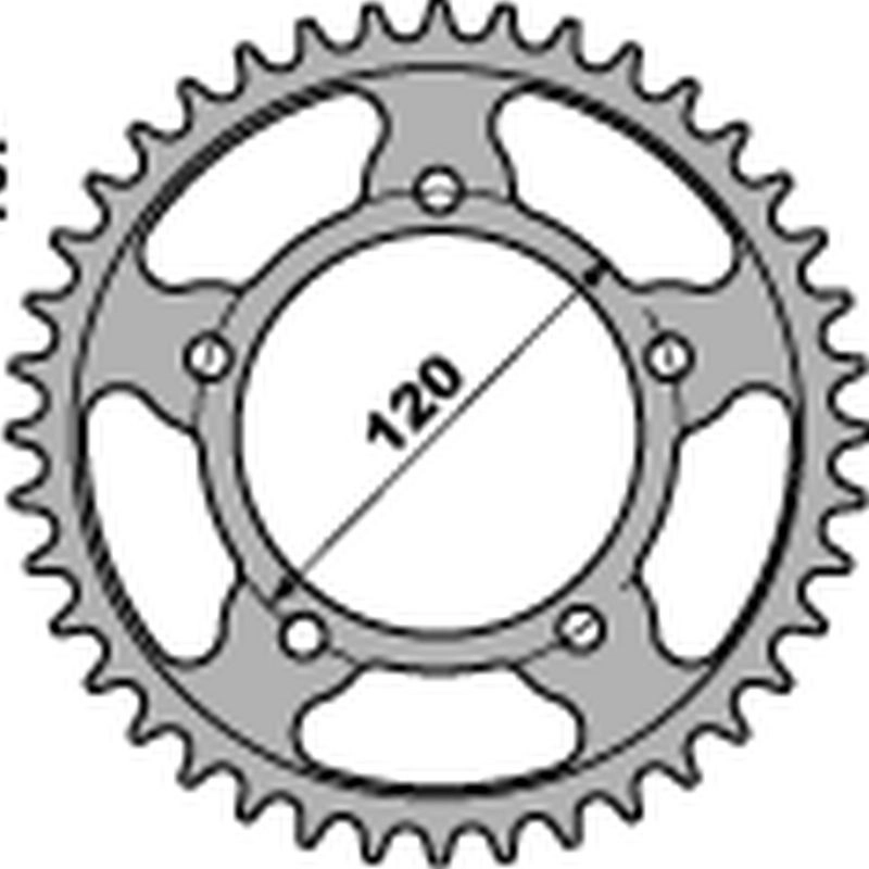 Зірка задня PBR 4447.41 C45