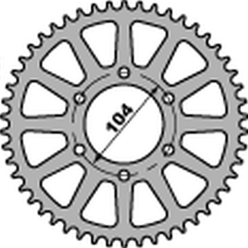Зірка задня PBR 478.48 C45