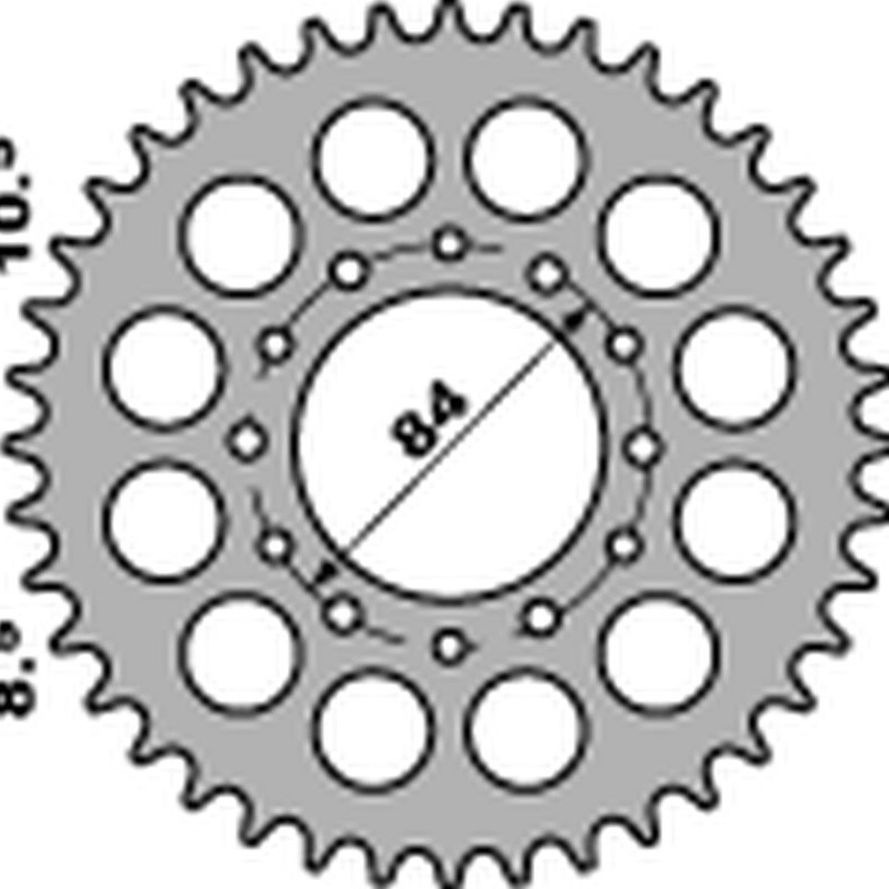Зірка задня PBR 811.41 C45