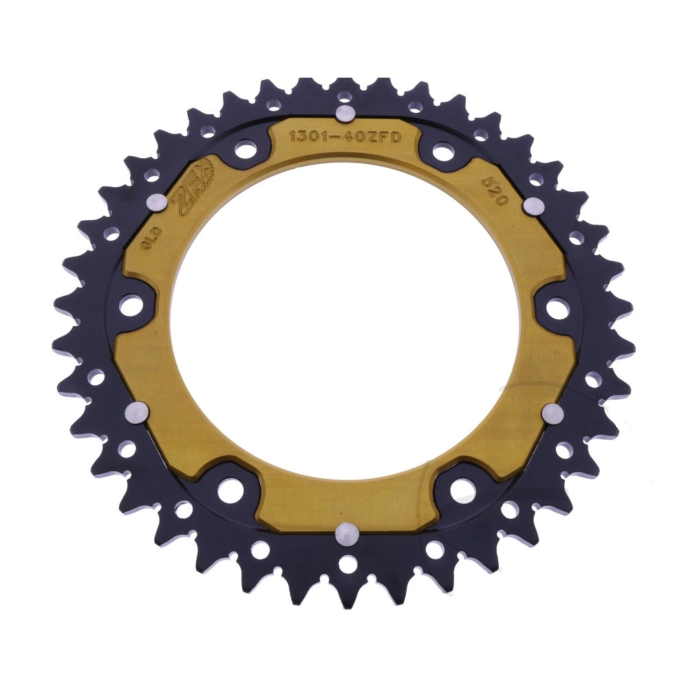 Зірка задня ZF Sprockets ZFD1301.40 Gold