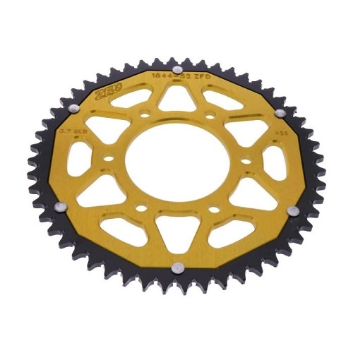 Зірка задня ZF Sprockets ZFD1844.52 Gold