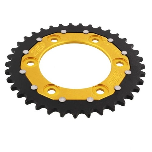 Зірка задня ZF Sprockets ZFD735.37 Gold