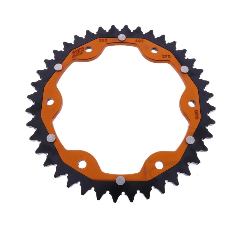 Зірка задня ZF Sprockets ZFD893.40 Orange