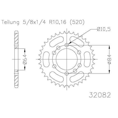 Зірка задня Esjot 50-32082.38