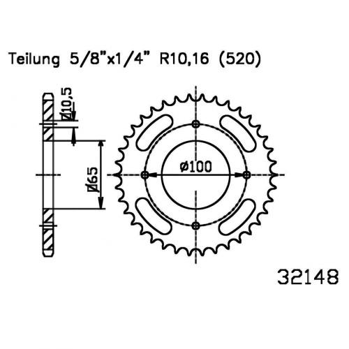 Зірка задня Esjot 50-32148.35