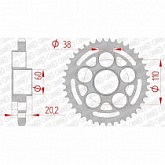 Звезда задняя Afam 50800-41