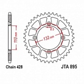 Звезда задняя JT JTA895.49 Red